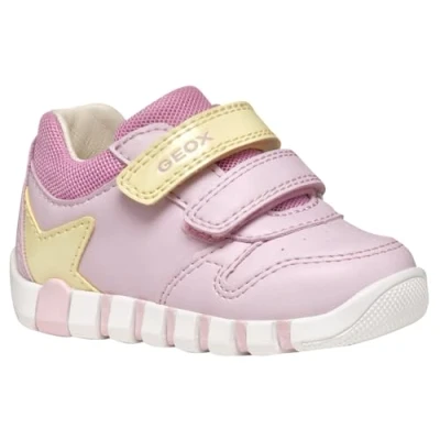 Afbeelding van Geox B Iupidoo Girl A Basketmeisje, Roze Lt Geel