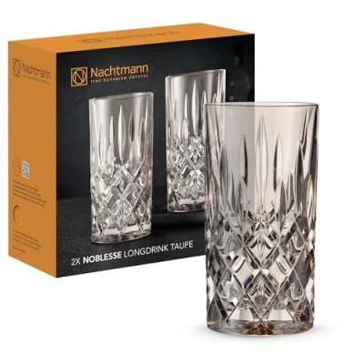 Afbeelding van Nachtmann Noblesse Longdrink glazen Taupe 2 stuks