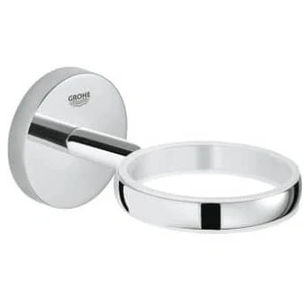 Afbeelding van Grohe Bau Cosmopolitan glas/zeephouder chroom 40585001