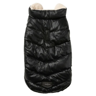 Afbeelding van Fuzzyard Milano Jacket Zwart Hondenkleding 40 cm
