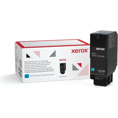 Afbeelding van Xerox VersaLink C620 cyan tonerkassett med høy kapasitet (12 000 sider)
