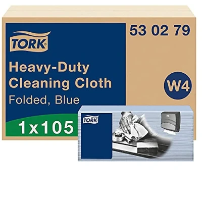 Afbeelding van Tork 530279 extra sterke blauwe doekjes W4 Ultra sterk en absorberend 1 x 105