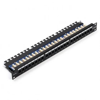 Afbeelding van Patchpaneel Cat5e U/UTP 19 inch (24 poorts, 1U, Horizontaal)