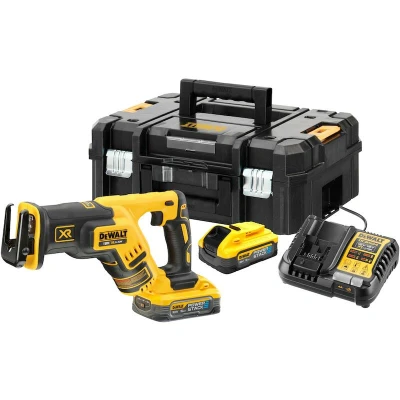 Afbeelding van DEWALT DCS367H2T QW 18V XR Brushless accureciprozaag in TSTAK (2x 5.0Ah POWERSTACK accu + lader)