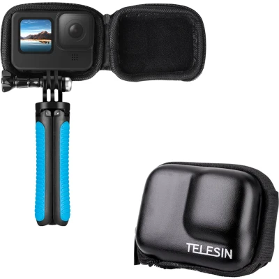 Afbeelding van Telesin waterafstotende Opberghoes voor GoPro 9 / 10 11 12 Beschermhoes Zwart