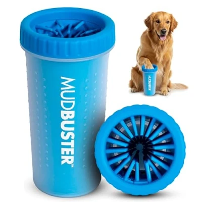Afbeelding van Altranet Hondenpotenreiniger Mudbuster 22 Cm Siliconen Blauw