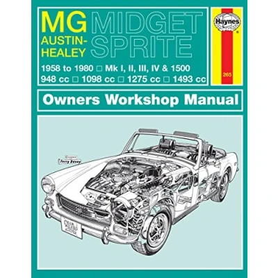 Afbeelding van MG Midget &amp; Austin Healey Sprite (58 80) Haynes Repair Manual
