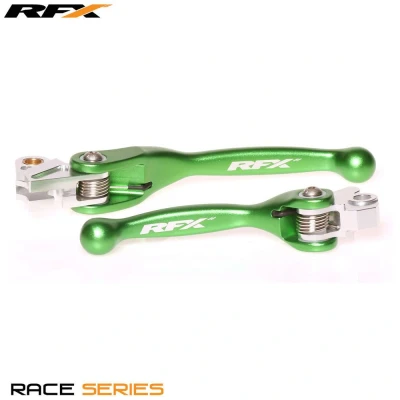 Afbeelding van RFX Race Series Gesmede Flexibele Hendels Groen Kawasaki KX250F KX450F 2004 2012 Yamaha YZ125 YZ250 2001 2007 YZ250F 2006 YZ426F