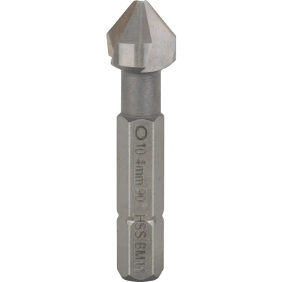 Afbeelding van Bosch Accessories 2608597502 Kegelverzinkboor 10.4 mm HSS 1/4 (6.3 mm) 1 stuk(s)