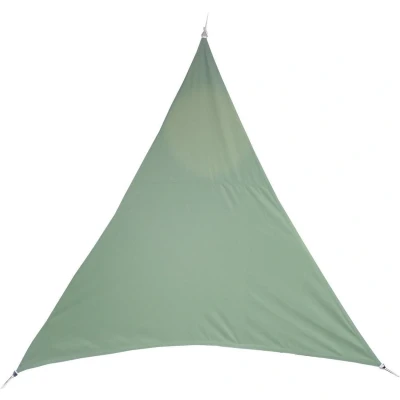 Afbeelding van Premium kwaliteit schaduwdoek/zonnescherm Shae driehoek groen 3 x meter Terras/tuin zonwering
