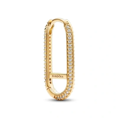 Afbeelding van Pandora ME oorbel met geplaveide schakels, Sterling zilver, Zirkonia