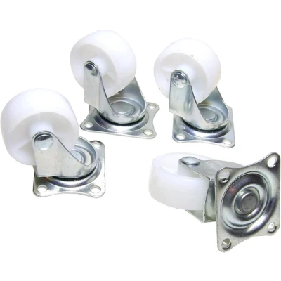 Afbeelding van Benson Zwenkwiel Ø 40 mm Wit Maximale Belasting 25 kilo 4 stuks