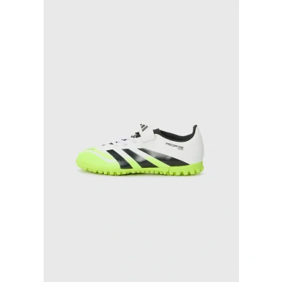 Afbeelding van adidas Performance Predator CLUB Unisex Voetbalschoenen voor kunstgras kinderen, Maat: 32, White/core black/lucid lemon Kunststof/ textiel