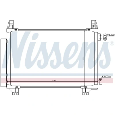 Afbeelding van Nissens Airco condensor 940270