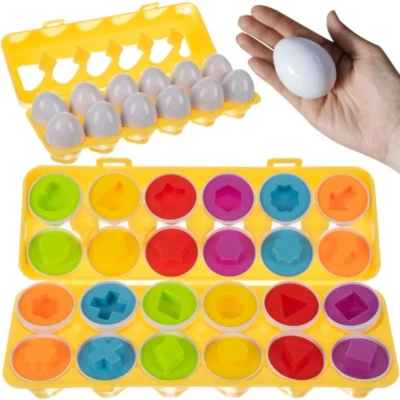 Afbeelding van Ruhhy Puzzel eieren set van 12 stuks. 22674