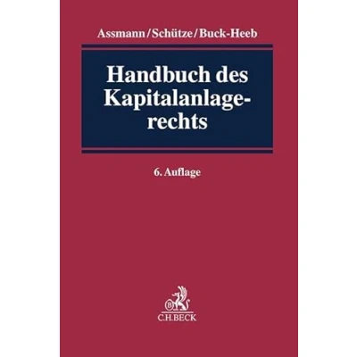 Afbeelding van Handbuch des Kapitalanlagerechts