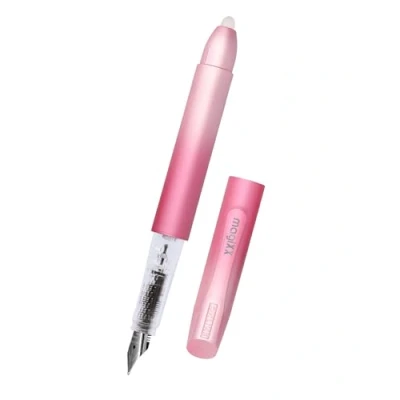 Image de Online magiXX Sweet Love Stylo plume à encre bleue effaçable avec 1 cartouche pour écrire, effacer et corriger en un seul geste, cadeau l&#039;école l&#039;université