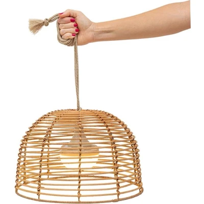 Afbeelding van Buiten hanglamp Rotan Bossa draadloos / oplaadbaar made by NewGarden