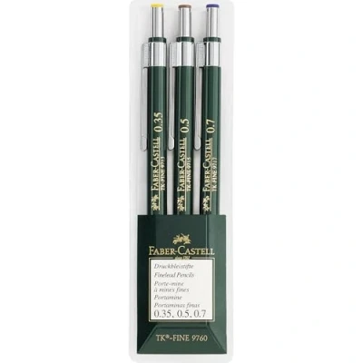 Image de FABER CASTELL Porte mines TK FINE 9760, étui de 3
