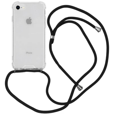 Afbeelding van imoshion Backcover met koord voor de Apple iPhone SE (2022 / 2020) 8 7 Zwart