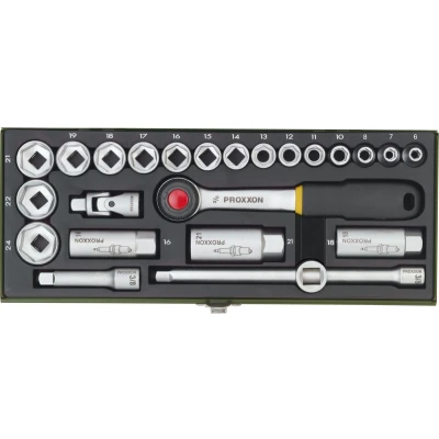Afbeelding van Proxxon Industrial 23110 Dopsleutelset Metrisch 3/8 (10 mm) 24 delig