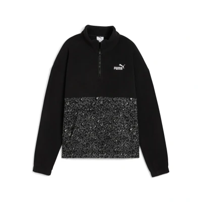 Image de PUMA Essentials Animal Print Relaxed Crew Women, Collections, Noir, XS