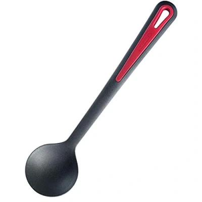 Afbeelding van Westmark Groente /woklepel, kooklepel, hittebestendig tot 270 C, PPA, lengte: 31,5 cm, Gallant Plus, zwart/rood, 29652275