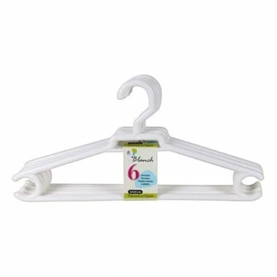 Afbeelding van Kledinghangers Blanch Dem Plastic 6 Onderdelen 42 x 20 cm (8 Stuks)