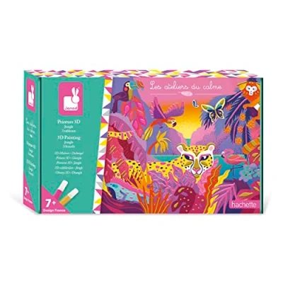 Afbeelding van Janod atelier 3D schilderijen jungle
