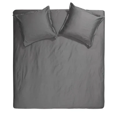 Afbeelding van Cinderella Sundays Dekbedovertrek Extra Breed Satijn 260x200/220 cm Antraciet