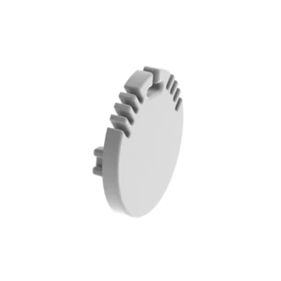 Afbeelding van LEDsON ALUMINIUM AFSLUITDOP VOOR ALUMINIUMPROFIEL LEDSTRIP ALU ROUND ZONDER KABELOPENING ZILVER