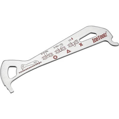 Afbeelding van Icetoolz Slijtagemeter 12,5 Cm Rvs Zilver