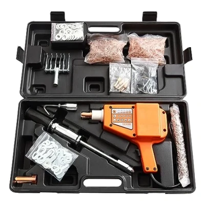 Image de VEVOR Tire Clou Carrosserie 800 W Kit Débosselage 5 Modes de Soudage Soudeur Goujons par Points Machine Réparation Bosses 13 Accessoires pour Voitures Camions Motos