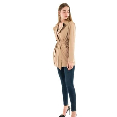 Image de Only Onlvalerie Trenchcoat OTW Noos Femme, Racine de Gingembre, XL