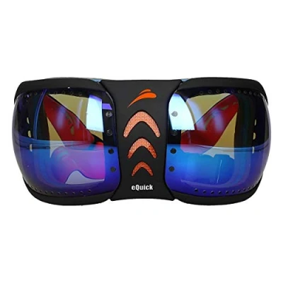 Image de eQuick Des Lunettes eVysor Miroir Bleu One Size
