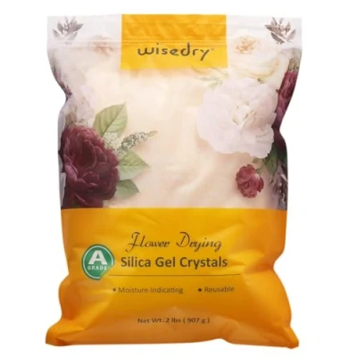 Afbeelding van Wisedry Silicagel voor het drogen van bloemen, fijne kristallen, droogmiddel, herbruikbare bloemenbescherming, kleurweergave