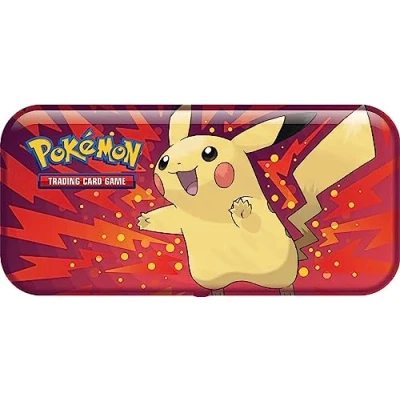 Afbeelding van Friki Monkey Pokémon Pikachu metalen etui [officiële lege doos] Pikachu&#039;s Back to School editie, etui, Bullet etui:, Rood, Pennenetui