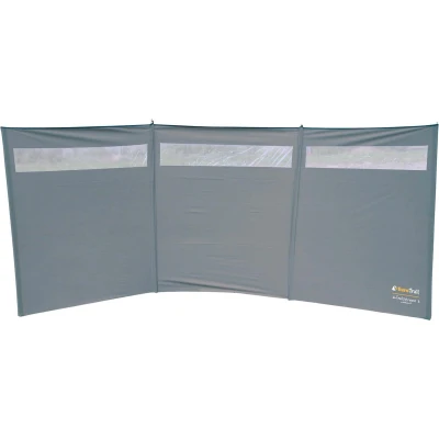 Afbeelding van Eurotrail Windscherm 375 X 150 Met Ramen Katoen polyester