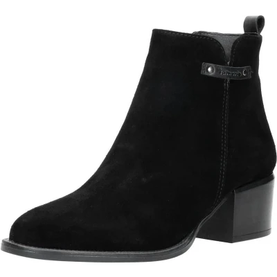 Afbeelding van Tamaris Dames 1 25018 41 Enkellaarzen voor dames, zwart.