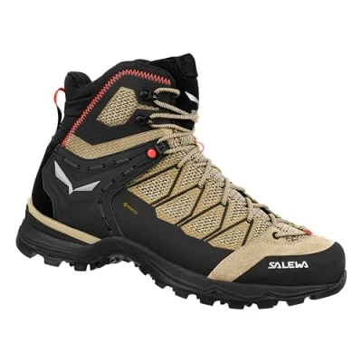 Afbeelding van Salewa MTN Trainer LITE MID GTX Outdoorschoenen, Dames, Maat: 40, Quicksand/black Leer/ synthetisch