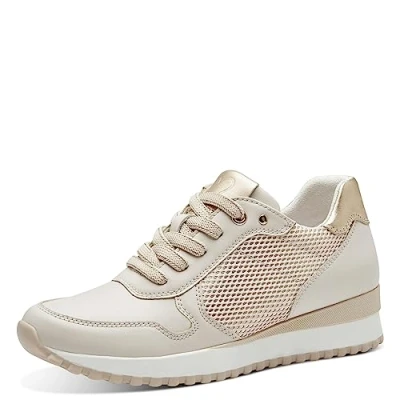 Afbeelding van MARCO TOZZI 2 23714 41 damessneakers, Cream Comb