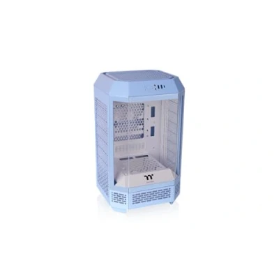 Afbeelding van Thermaltake The tower 250 Hydrangea Blue Midi Gaming behuizing Babyblauw