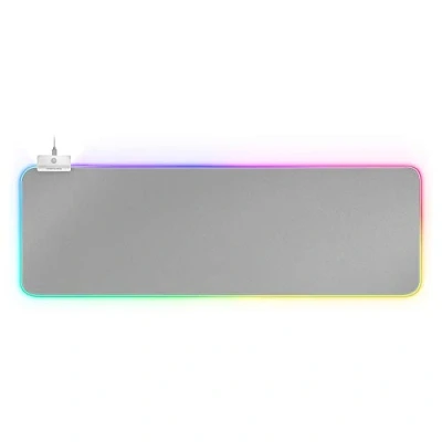 Afbeelding van MARSGAMING Mars Gaming MMPRGB2S XXL muismat RGB 12 modi, 2 USB 2.0, wit/zilver