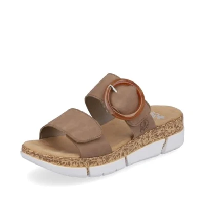Afbeelding van Rieker Damessandalen 69881, Beige