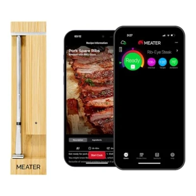 Afbeelding van MEATER Pro / 2 Plus: de intelligente vleesthermometer, hittebestendig tot 550 C, groot bereik, 100% waterdicht, multi sensortechnologie, voor keuken en barbecue