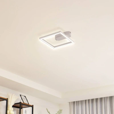 Afbeelding van Lindby Plafondlamp met sensor 1licht Aluminium, kunststof, ijzer H: 6 cm wit Inclusief lichtbron