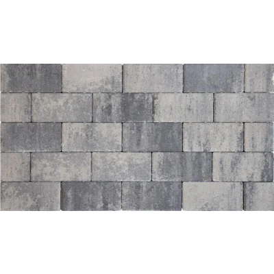 Afbeelding van Design brick 21x10,5x6 cm nero/grey mini facet komo