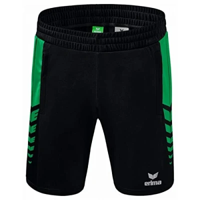 Afbeelding van Erima Six Wings worker short zwart/smaragd