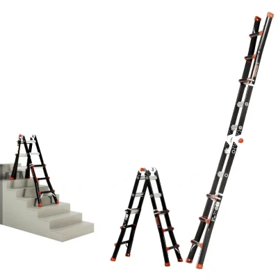 Afbeelding van BigOne multifunctionele ladder TacTic 4x3 sporten