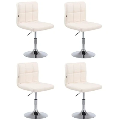 Afbeelding van CLP Palma Set van 4 Lounger Kunstleer creme